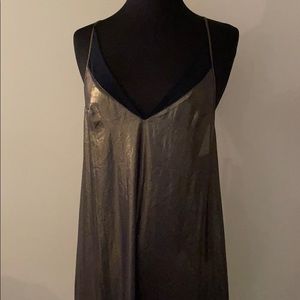 Free peopl metallic maxi dress